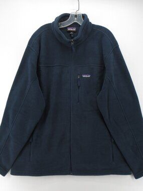 Patagonia Synchilla Jacket XXL Navy Fleece Coat Full Zip Classic 2018